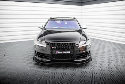 Front Splitter + Flaps – Audi RS6 Avant C6 (2007-2010)
