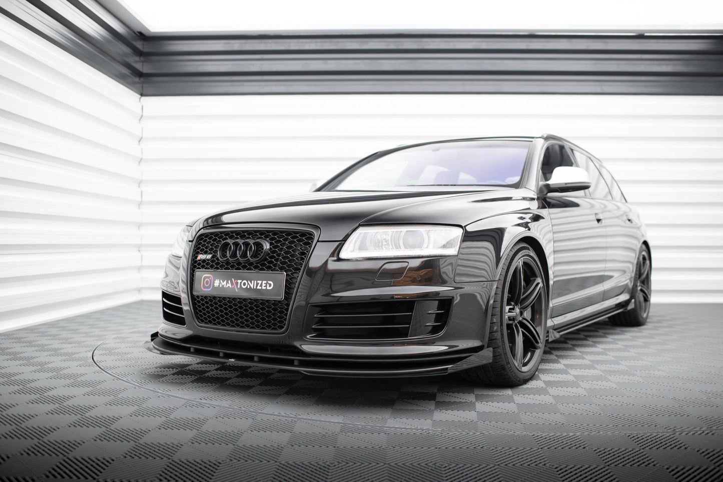 Front Splitter + Flaps – Audi RS6 Avant C6 (2007-2010)