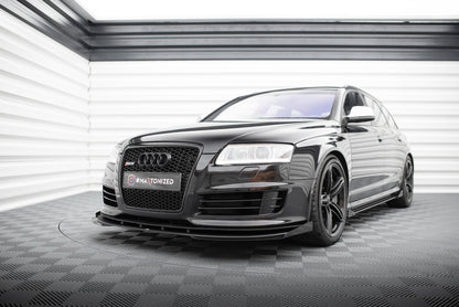 Front Splitter + Flaps – Audi RS6 Avant C6 (2007-2010)