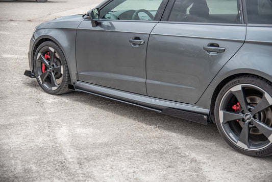 Street Pro Side Skirts Diffusers + Flaps – Audi RS3 8V Sportback (2015-2016)
