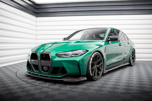 Prepreg Carbon Fiber Front Splitter V.2 BMW M3 G80 / G81 (2021–)