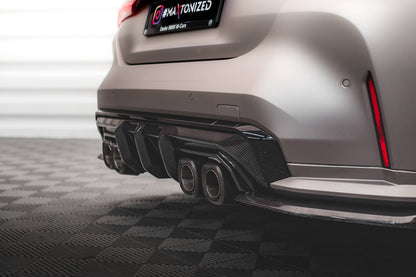Prepreg Carbon Rear Diffuser – BMW M4 G82 / G83 / Facelift (2021+)