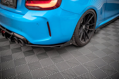 Street Pro Rear Side Splitters + Flaps BMW M2 F87 (2016–2020)