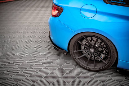 Street Pro Rear Side Splitters + Flaps BMW M2 F87 (2016–2020)