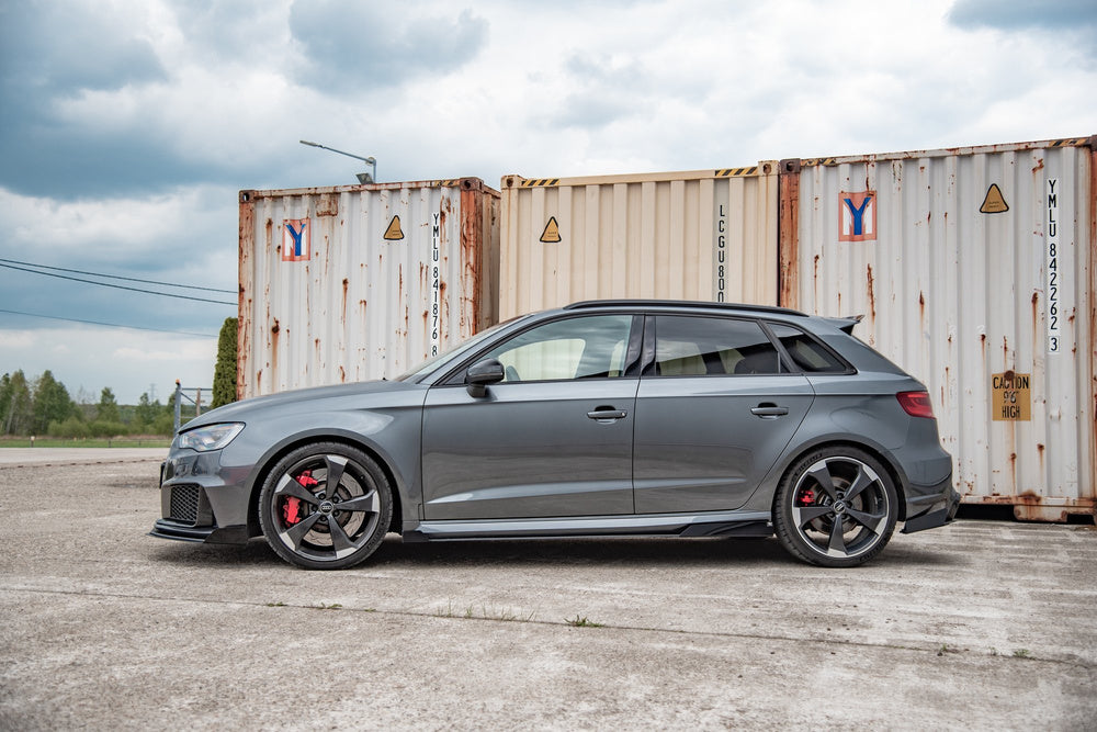Street Pro Side Skirts Diffusers + Flaps – Audi RS3 8V Sportback (2015-2016)