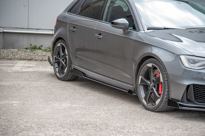 Street Pro Side Skirts Diffusers + Flaps – Audi RS3 8V Sportback (2015-2016)