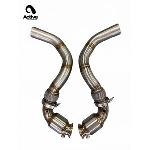 Active Autowerke S63TU GESI G-Sport Cat Downpipes – BMW M5 F90, M8 F91/F92/F93 (2019+) – bilde 2