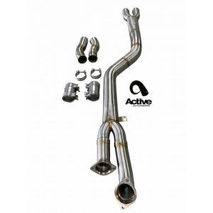 Active Autowerke S58 G8x Single Midpipe – BMW M2 G87, M3 G80, M4 G82/G83 – bilde 2