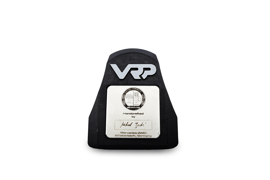 VRP builder plaque coolant cover grå