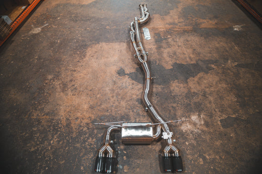 BMW M3 F80 M4 F82 Full Stage 2 Downpipe Catback Tune pakke – Kong Performance