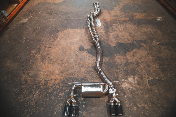 BMW M3 F80 M4 F82 Full Stage 2 Downpipe Catback Tune pakke – Kong Performance