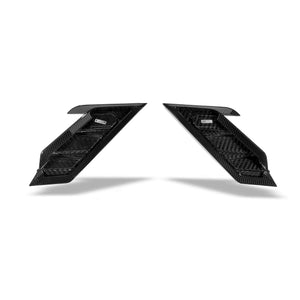BMW X6 G06 LCI Carbon Fiber Side Fender Vents shown from a side profile angle