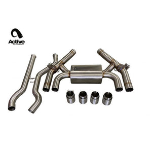 Active Autowerke F87 M2C/M2CS Valved Axle-Back Bakeksossystem – BMW M2 Competition F87