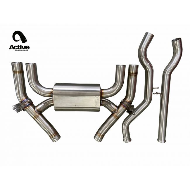 Active Autowerke F87 M2C/M2CS Valved Axle-Back Bakeksossystem – BMW M2 Competition F87 – bilde 2