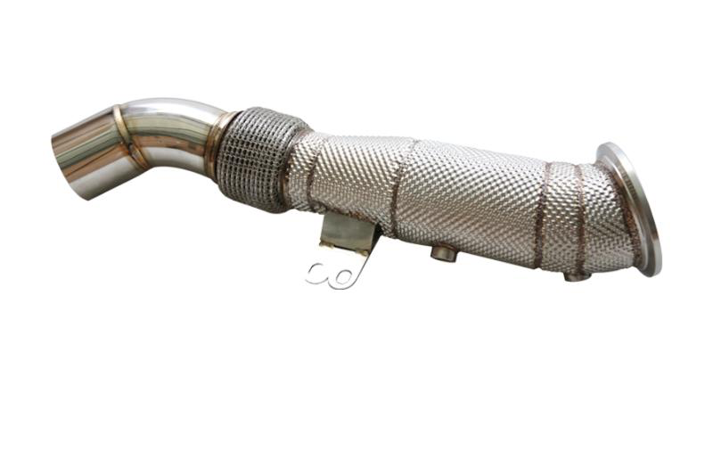 KONG Performance Downpipe med varmeskjold 4,5”  BMW B58 M240i / 340i / 440i / 540i / 740i xDrive (2016+)