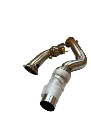 KONG Exhaust Catless Downpipe — BMW M3 F80 / M4 F82 (S55) 2014+