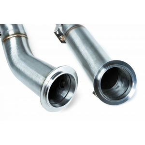 VRSF S58 G8x 3" Race Catless Downpipes med Varmeskjerm – BMW M2 G87, M3 G80, M4 G82/G83 – bilde 2